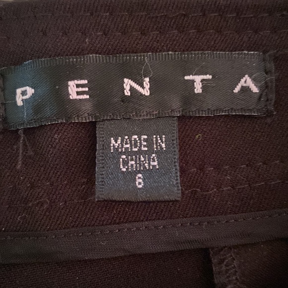 Penta Womens Black Pants (8) Wide leg - Picture 5 of 6